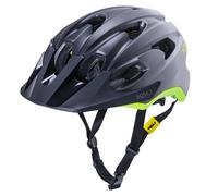 Kali Pace Fade Bicycle Cycle Bike Helmet Matt Black / Grey / Gloss Fluo Yellow