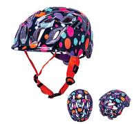 Kali Protective Chakra Child Lighted All Round Kids Enduro, Trial and Mountian Bike Cycling Helmet with Lifetime Crash Replacement - Confetti Gloss Teal S