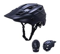 Kali Protective Maya 3.0 Adult Enduro, Trial and Mountian Bike Helment with Lifetime Crash Replacement - Mat Black/Black XS/S