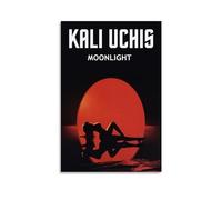 Kali Uchis Poster Moonlight Poster Canvas Wall Art Decorative Home Decor Painting for Living Room Bedroom 12x18inch(30x45cm) Unframe-style