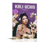 Kali Uchis Poster Poster Canvas Wall Art Decorative Home Decor Painting for Living Room Bedroom 12x18inch(30x45cm) Frame-style