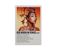 Kali Uchis Poster Red Moon In Venus Poster Canvas Wall Art Decor Painting for Home Living Room Bedroom 08x12inch(20x30cm) Unframe-style