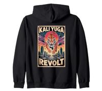 Kali Yuga Revolt Ride The Tiger Traditionalist Zip Hoodie