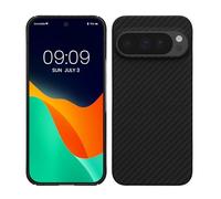 kalibri Aramid Fiber Case Compatible with Google Pixel 10 / Pixel 10 Pro - Case Super Slim Strong Protective Phone Cover - Black Matte