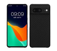 kalibri Aramid Fiber Case Compatible with Google Pixel 8 - Case Super Slim Strong Protective Phone Cover - Black Matte