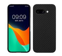 kalibri Aramid Fiber Case Compatible with Google Pixel 9a - Case Super Slim Strong Protective Phone Cover - Black Matte