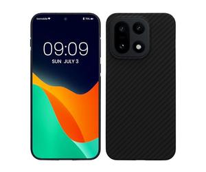 kalibri Aramid Fiber Case Compatible with OnePlus 15 - Case Super Slim Strong Protective Phone Cover - Black Matte