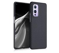 kalibri Aramid Fiber Case Compatible with OnePlus 9 (EU/NA Version) - Case Super Slim Strong Protective Phone Cover - Black Matte