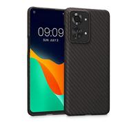 kalibri Aramid Fiber Case Compatible with OnePlus Nord 2T 5G - Case Super Slim Strong Protective Phone Cover - Black Matte