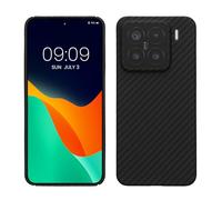 kalibri Aramid Fiber Case Compatible with Xiaomi 15 - Case Super Slim Strong Protective Phone Cover - Black Matte