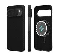 kalibri Ultra Thin Phone Case for Google Pixel 10 / Pixel 10 Pro Case - Aramid Fibre Ultra Lightweight Mobile Phone Case - Scratch Resistant - Compatible with MagSafe - Black