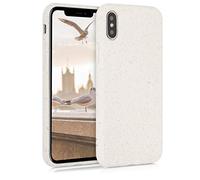 kalibri Wheat Straw Case Compatible with Apple iPhone X - Case Matte Phone Cover Made of TPU and Wheat Straw - White