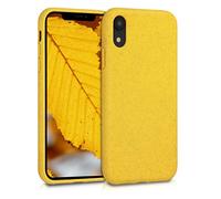 kalibri Wheat Straw Case Compatible with Apple iPhone XR - Case Matte Phone Cover Made of TPU and Wheat Straw - Yellow
