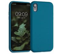 kalibri Wheat Straw Case Compatible with Apple iPhone XR - Case Matte Phone Cover Made of TPU and Wheat Straw - Caribbean Blue