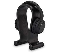 kalibri Wooden Omega Headphone Stand - Universal Headset Wood Hanger - Holder for Gaming Headsets DJ Studio Headphones & Earphone Display - Oak