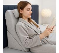 Kalicou Adjustable Wedge Pillow - 3-in-1 Memory Foam Bed Support for Acid Reflux, Back & Leg Pain - Post Surgery, Snoring & GERD Relief - Washable Cover - OEKO TEX Certified