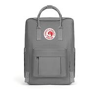 KALIDI Casual Laptop Backpack 15 Inches Classic Camping Rucksack Travel Outdoor Square Daypack College Hiking Gym Bag, Grey