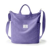 KALIDI Corduroy Hobo Bag Totes Bag Handbag Crossbody Bag Large Capacity Shoulder Bags with Zipper for Women Ladies Girls School,College,Shopping,Work