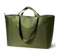 KALIDI Foldable Travel Bag XXL,60L Extra Large Duffle Tote Bag Overnight Holdall Weekender Bag with Zipper Lightweight for Women Travel,Beach,Camping