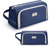KALIDI Large Pencil Case for Girls and Boys - Cute Secondary School Big Capacity Case with Zipper & Compartments - Aesthetic for Women, Navy