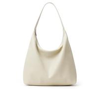 KALIDI Vegan Leather Tote Bag Women Hobo Zipper Shoulder Handbag Slouchy