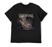 KALIKADUO Cradle of Filth Heartbreak and Seance Unisex 100% Cotton Short-Sleeve T-Shirts Black XL