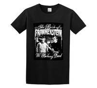 KALIKADUO Universal Monsters We Belong Dead Unisex 100% Cotton Short-Sleeve T-Shirts Black XXXL