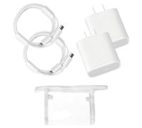 Kalikap Cargador rápido USB C de 20 W [certificado MFi] compatible con iPhone 14/13/12/11/XS/XR/X/8/iPad, paquete de 2 bloques de cargador PD tipo C con cables Lightning de 6 pies tipo C.with gift bag