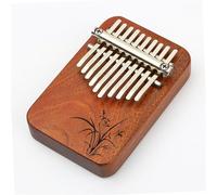 Kalimba 10-note Kalimba Thumb Piano Ten-note Beginner Kalimba Double Finger Piano Thumb Piano Musical Instrument Piano(Brown)