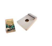 Kalimba 17 Key 10 Key DIY Kit Kalimba Beech Wood Thumb Piano For Painting Campaign