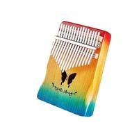 Kalimba 17 Key 17/21 Key Kalimba Mahogany Thumb Piano Portable Finger Piano Musical Instrument(17 Keys)