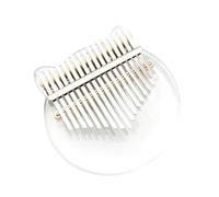 Kalimba 17 Key 17-key Kalimba Bag Transparent Acrylic Xylophone Keyboard Vibraphone Thumb Piano Musical Instrument(B)