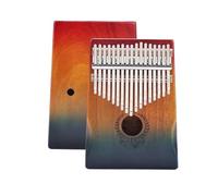 Kalimba 17 Key 17-key Kalimba Mahogany Thumb Piano Music Keyboard Mini Finger Piano Musical Instrument Color Gradient