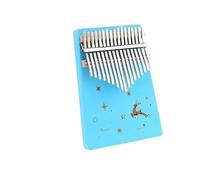 Kalimba 17 Key 17 Key Thumb Piano Finger Piano Kalimba Single Board Pine Mbira Keyboard Musical Instrument With Tuning Hammer(B)