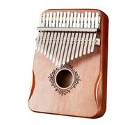 Kalimba 17 Key 17 Keys Kalimba Creative Music Box Mahogany Wooden Thumb Piano With Accessories For Beginners(D)