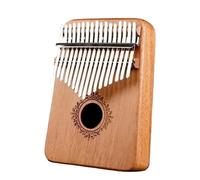 Kalimba 17 Key 17 Keys Kalimba Thumb Piano Finger Piano Instrument Mahogany Handguard Acacia Wood Calimba With Tune Hammer(B)