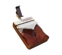 Kalimba 17 Key 21 Keys Beginner Profesional Instruments Black Walnut Kalimbas With Stand Portable Thumb Piano Keyboard(A)