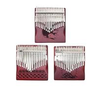 Kalimba 17 Key 34-key Kalimba Thumb Piano Semitone Key With Portable Case Double-layer Key Mahogany Instrument(A)