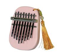 Kalimba 17 Key 8-Key Compact Kalimba Wooden Mini Thumb Piano With Tuning Hammers Kalimba Thumb Piano Music Instrument(A)