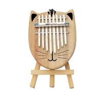 Kalimba 17 Key 8-key Mini Kalimba Camphorwood Mahogany Thumb Piano Finger Percussion Keyboard Instrument(D)