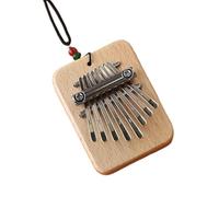 Kalimba 17 Key 8-key Mini Wooden Kalimba Finger Thumb Piano Musical Instrument Accessories(A)