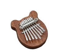 Kalimba 17 Key 8-key Mini Wooden Kalimba Finger Thumb Piano Musical Instrument Accessories(C)
