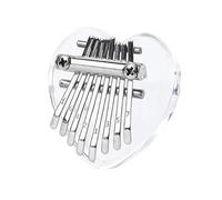Kalimba 17 Key 8 Keys Kalimba Thumb Piano Portable Keyboard Musical Instrument Beginners Creative Music Box(A)
