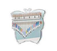 Kalimba 17 Key Acrylic Kalimba Thumb Piano 17 21 Key Portable Mini Kalimba Beginner Music Keyboard Mini Musical Instrument(A21)