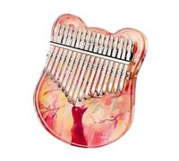 Kalimba 17 Key Acrylic Thumb Piano 17 Key Mini Kalimba Thumb Piano Finger Piano Portable Keyboard Instrument Musical Pendant