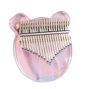 Kalimba 17 Key Acrylic Transparent Kalimbas 17 21 Keys Mini Fingers Piano Beginner Musical Keyboard Instruments(A21)
