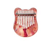Kalimba 17 Key Kalimba 10 Keys Thumb Piano Transparent Acrylic Mini Finger Piano Keyboard Instrument Adult(B)