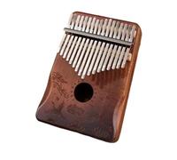 Kalimba 17 Key Kalimba 17-key Acacia And Mahogany Thumb Piano Finger Instrument Mini Portable Suitable For Beginners(D)