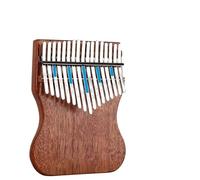 Kalimba 17 Key Kalimba 17-key Full-veneer Solid Mahogany Body Portable Thumb Piano C/B Tone(B)