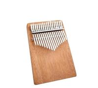 Kalimba 17 Key Kalimba 17 Keys Full Veneer Solid Mahogany Body Tuning Hammer Portable Thumb Piano C Tone(A)